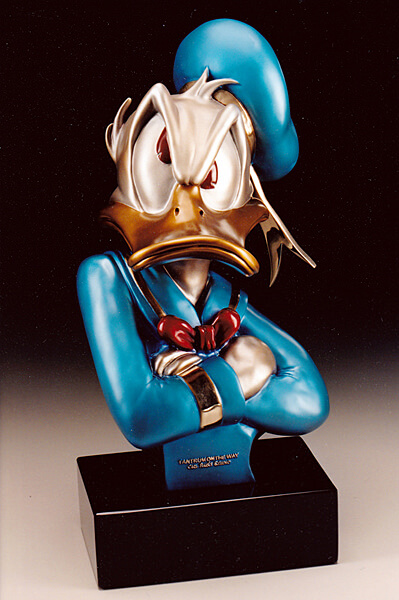 Promotional photo Donald Duck bust Tantrum on the Way