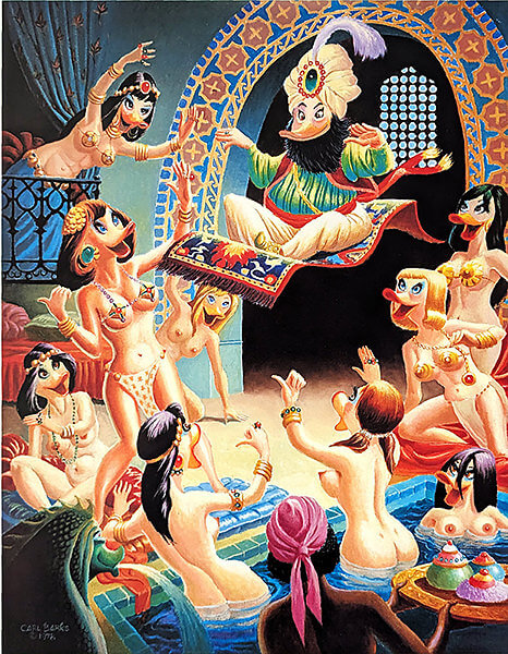 Carl Barks: Caliph of Baghdad art print signed (35x48cm)