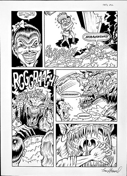 Kelly #2 page 16 Original drawing