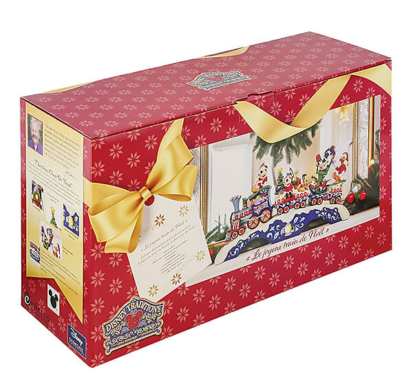 Micky & Freunde: "Weihnachtsstimmung auf Schienen" Spieluhr-Zug mit LED (DISNEY TRADITIONS) Figur