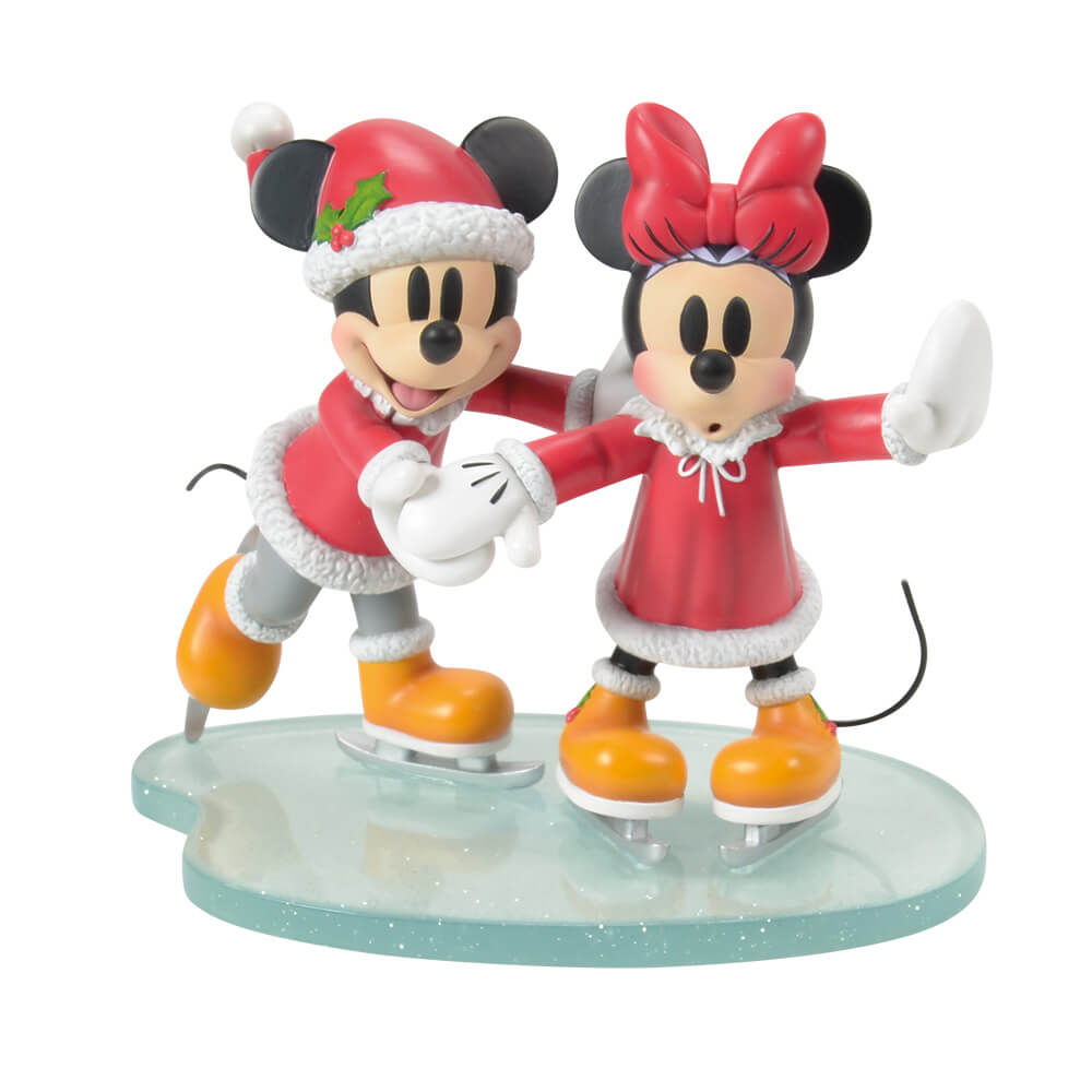 Micky und Minnie Maus Schlittschuhlauf (DISNEY TRADITIONS) Figur