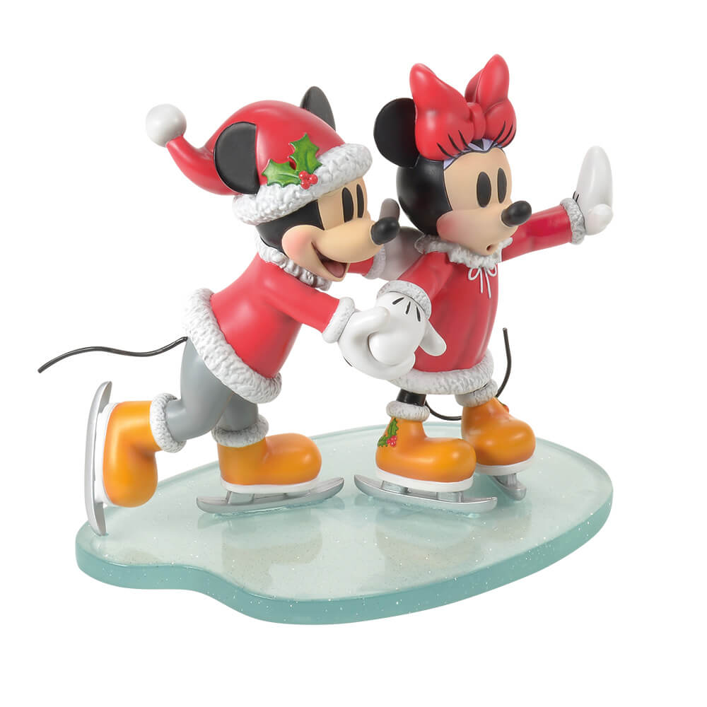 Micky und Minnie Maus Schlittschuhlauf (DISNEY TRADITIONS) Figur