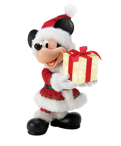 MICKEYS BIG GIFT with light (POSSIBLE DREAMS BY D56) Figurine