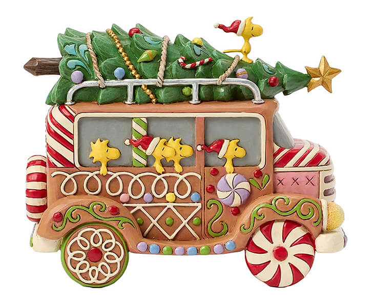 Gingerbread Joyride (Gingerbread Christmas Van) (PEANUTS BY JIM SHORE) Figurine