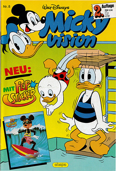 Mickyvision Zweitauflage 8/1987 (Grade: 1+)