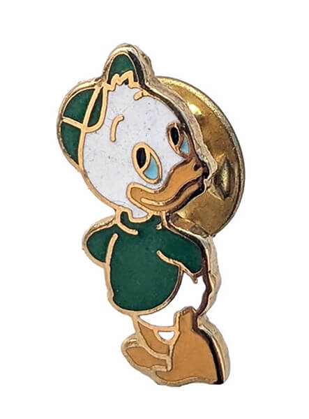 Anstecker Neffe Duck / grün