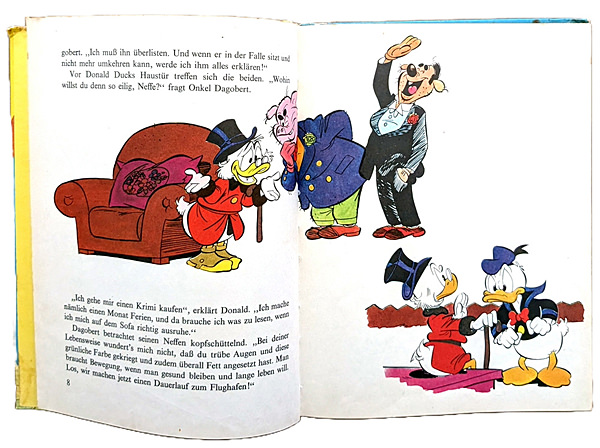 Donald Ducks Reise um die Welt in 8 Tagen (Delphin Verlag, 1973)
