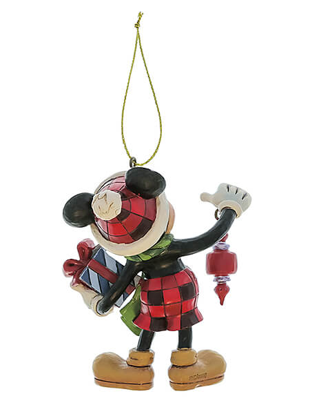 Weihnachtsbaumhänger Micky Maus mit Geschenk (DISNEY TRADITIONS) Figur
