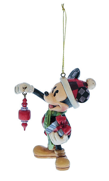 Mickey Holding Gifts Hanging Ornament (DISNEY TRADITIONS) Figurine