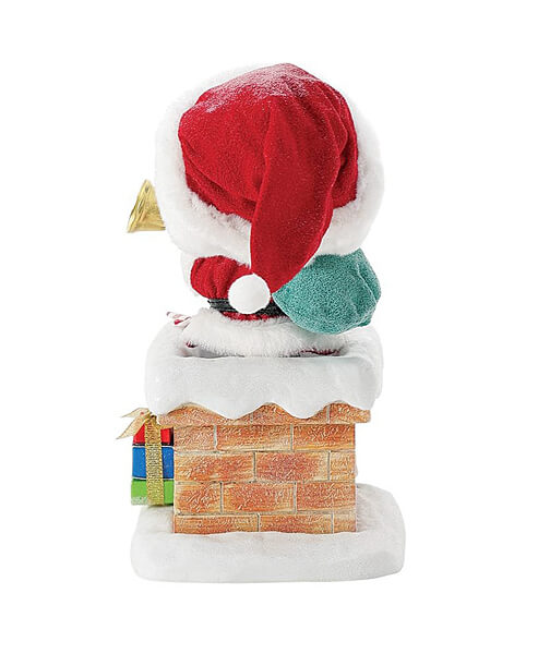 Weihnachtsmann Snoopy auf dem Dach (POSSIBLE DREAMS BY D56) Figur