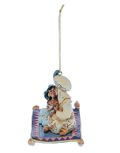 Aladdin and Jasmine Hanging Ornament (DISNEY TRADITIONS) Figurine