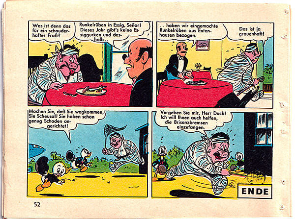 Micky Maus Beilagenstreifen Donald Duck - Das verbotene Tal. 13 Streifen, komplett (Z: 2-3)