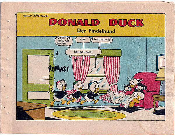 Micky Maus Beilagenstreifen Donald Duck - Der Findelhund. 6 Streifen, komplett (Z: 2)