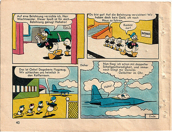 Micky Maus Beilagenstreifen Donald Duck - Der Millionenfelsen. 10 Streifen, komplett (Z: 2)