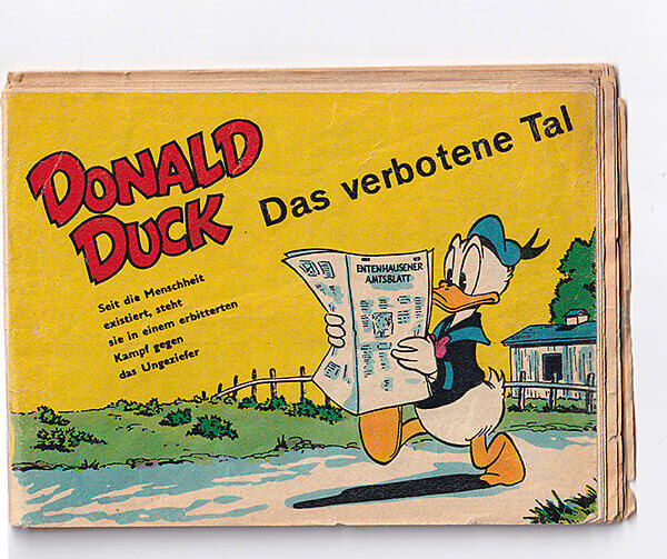 Micky Maus Beilagenstreifen Donald Duck - Das verbotene Tal. 13 Streifen, komplett (Z: 3+)