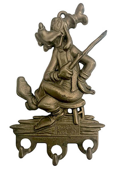 Goofy key holder solid brass