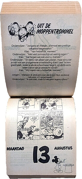 Donald Duck Scheurkalender 1984