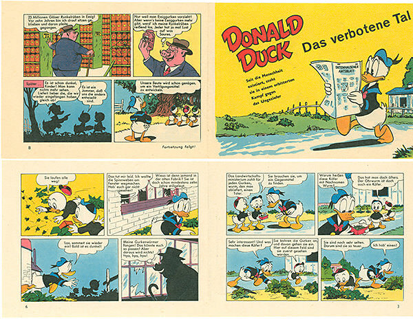 Micky Maus 19/1960 · 2 insert strips (Grade: 2+)