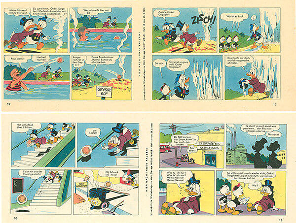Micky Maus 13/1960 · 2 Beilagenstreifen (Z: 2)