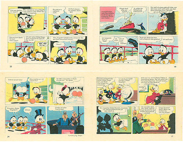 Micky Maus 14/1960 · 2 Beilagenstreifen (Z: 1-2)