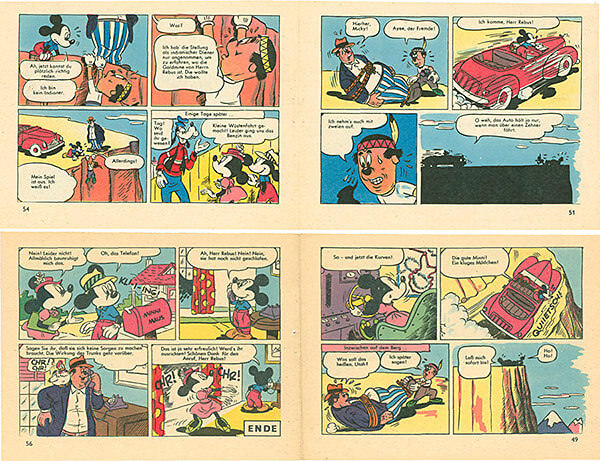 Micky Maus 5/1960 · 2 insert strips (Grade: 1-2)