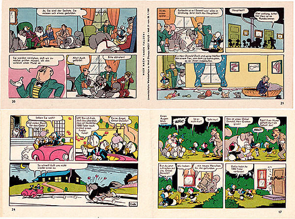 Micky Maus 31/1961 · 2 Beilagenstreifen (Z: 1-2)
