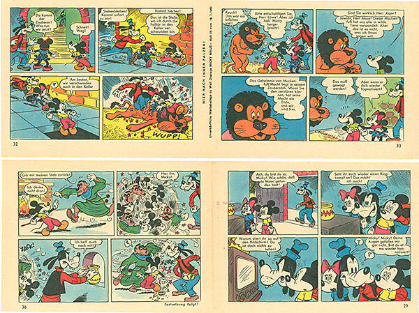 Micky Maus 29/1960 · 2 Beilagenstreifen (Z: 2)
