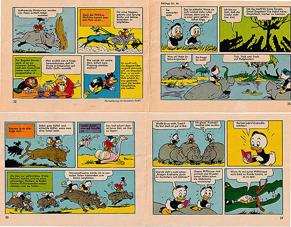 Micky Maus 46/1966 · 2 Beilagenstreifen (Z: 2)