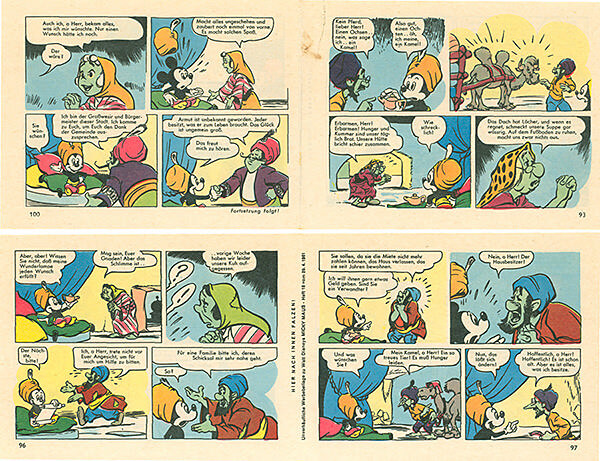 Micky Maus 18/1961 · 2 insert strips (Grade: 2+)