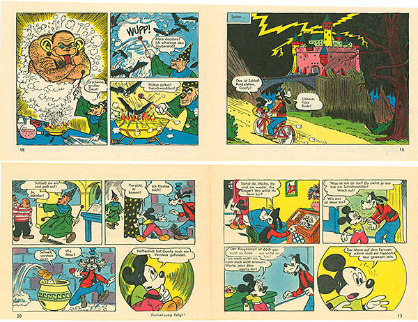 Micky Maus 27/1960 · 2 Beilagenstreifen (Z: 2-)