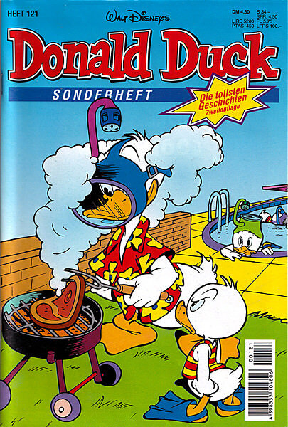 Die tollsten Geschichten von Donald Duck 121 Zweitauflage (Z: 0-1)