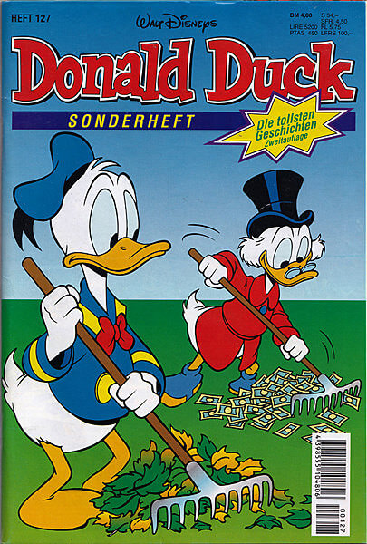 Die tollsten Geschichten von Donald Duck 127 Zweitauflage (Z: 0-1)