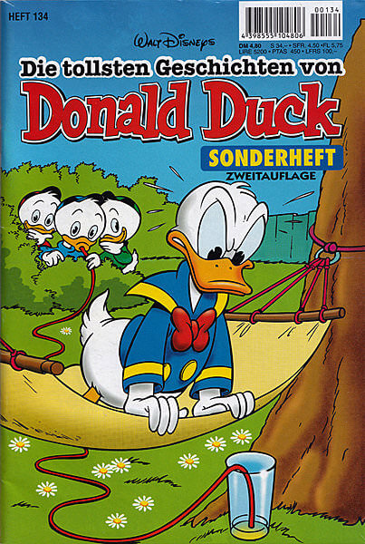 Die tollsten Geschichten von Donald Duck 134 Zweitauflage (Z: 0-1)