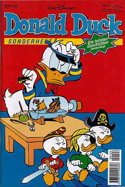 Die tollsten Geschichten von Donald Duck 126 Zweitauflage (Grade: 0-1)
