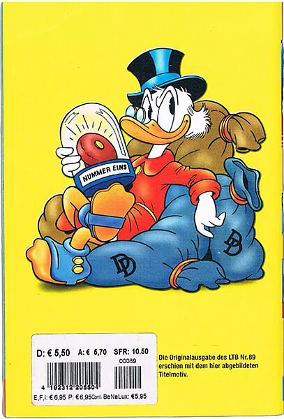 Lustiges Taschenbuch (Neuauflage) 89: Onkel Dagobert hoch drei (Grade: 0-1)