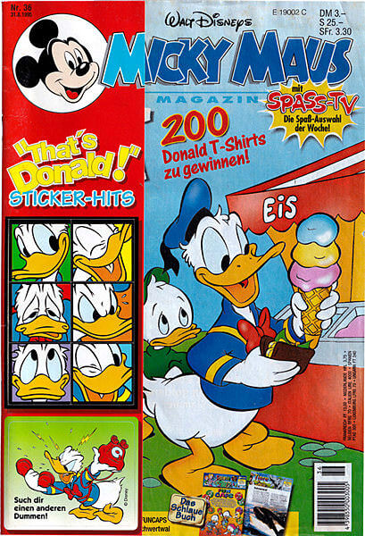 Micky Maus 36/1995 (Z: 1+)