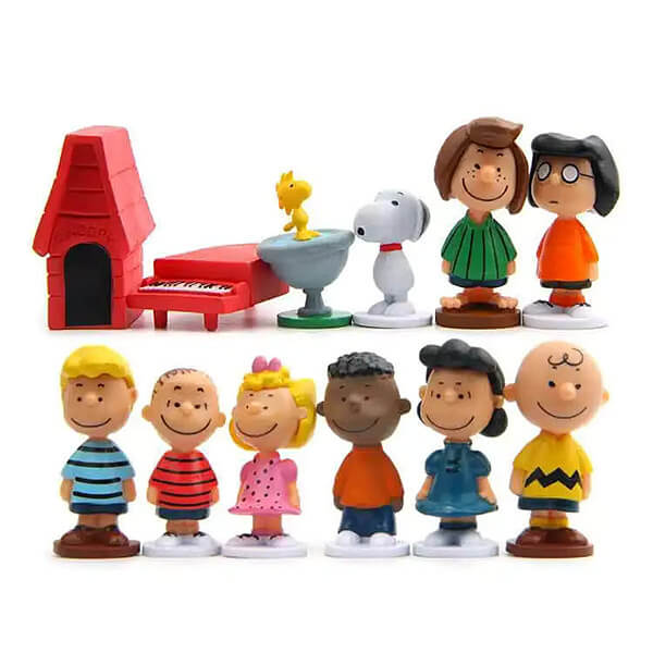 Peanuts 12-teiliger Satz Kleinfiguren
