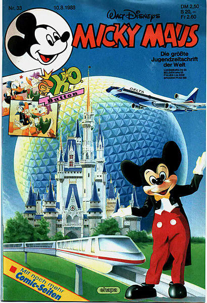 Micky Maus 33/1988 (Z: 1-)