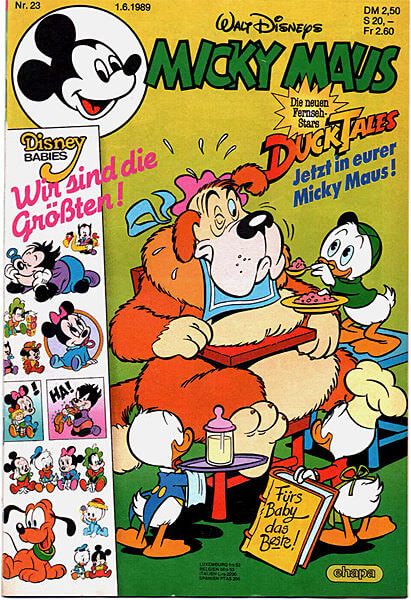 Micky Maus 23/1989 (Z: 1+)