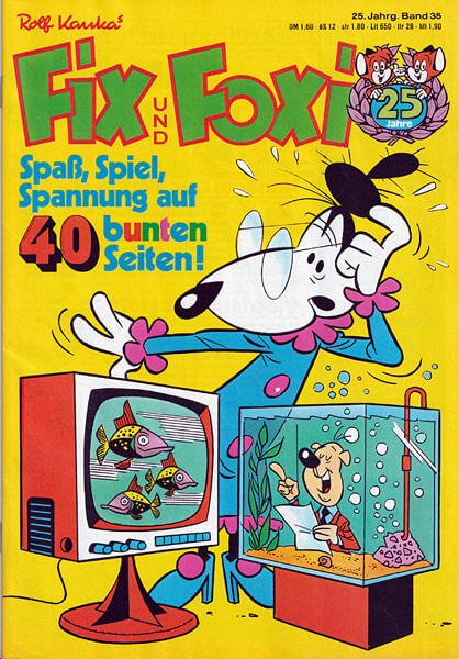 Fix und Foxi 25. Jahrgang Band 35/1977 (Z: 0-1)