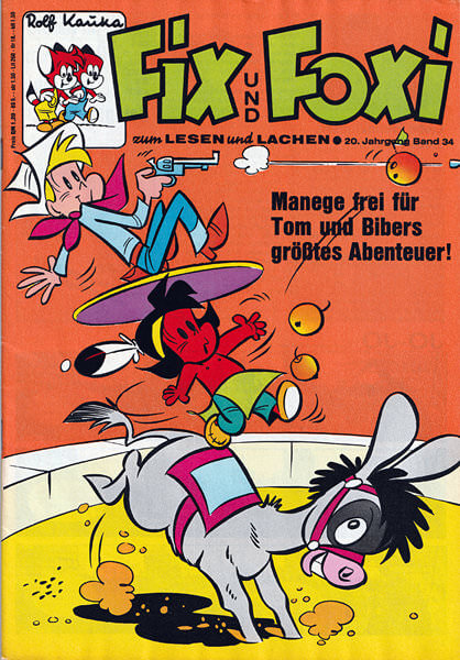 Fix und Foxi 20. Jahrgang Band 34/1972 (Z: 1+)