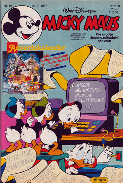 Micky Maus 49/1987 (Z: 1+)