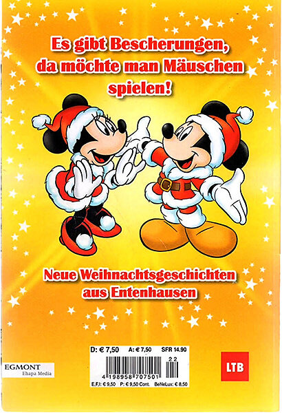 Lustiges Taschenbuch Sonderband  Weihnachten 22: Frohes Fest in Entenhausen (Z: 1-2)