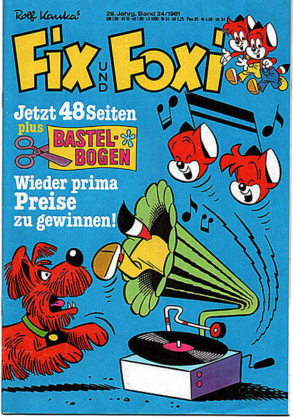 Fix und Foxi 29. Jahrgang Band 24/1981 (Z: 0-1)