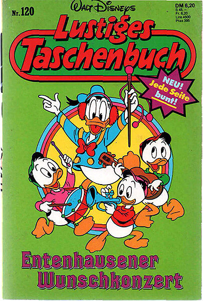 Lustiges Taschenbuch 120: Entenhausener Wunschkonzert (Z: 1+)