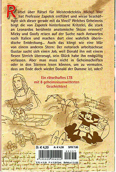 Lustiges Taschenbuch 357: Rätsel um da Vinci (Z: 1+)