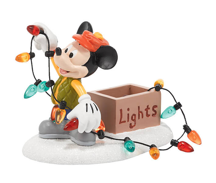 Micky bringt Weihnachten zum Leuchten (DISNEY VILLAGE BY D56) Figur