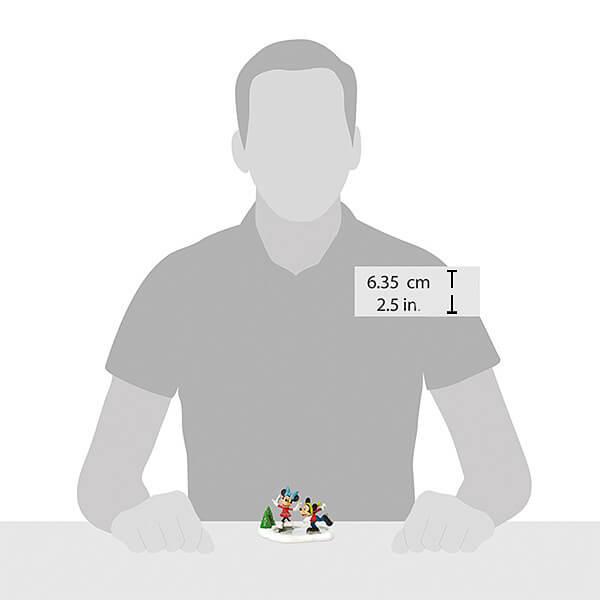 Mickey and Minnie Skating (DISNEY VILLAGE BY D56) Figur