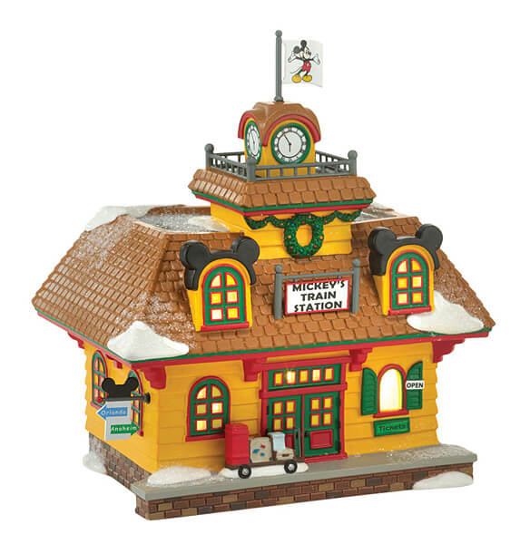 Mickey Train Station (DISNEY VILLAGE BY D56) Figur