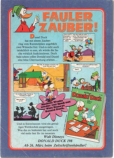 Donald Duck 197 (Z: 2+)